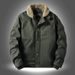 QFV507045555501<2 Middle-aged Men's Jacket Deck Padded Warm Military Workwear Winter Fleece Lined Thickened Casual Turn-down Collar Cotton_voghion.com