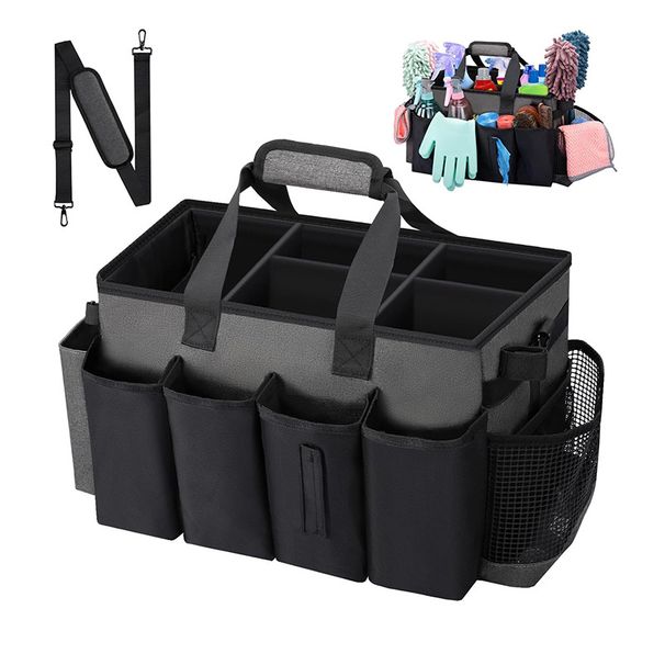 Set di cubi organizer da viaggio compatti con tasche multiple, tessuto Oxford 600D leggero e resistente, contenitore pieghevole_voghion.com