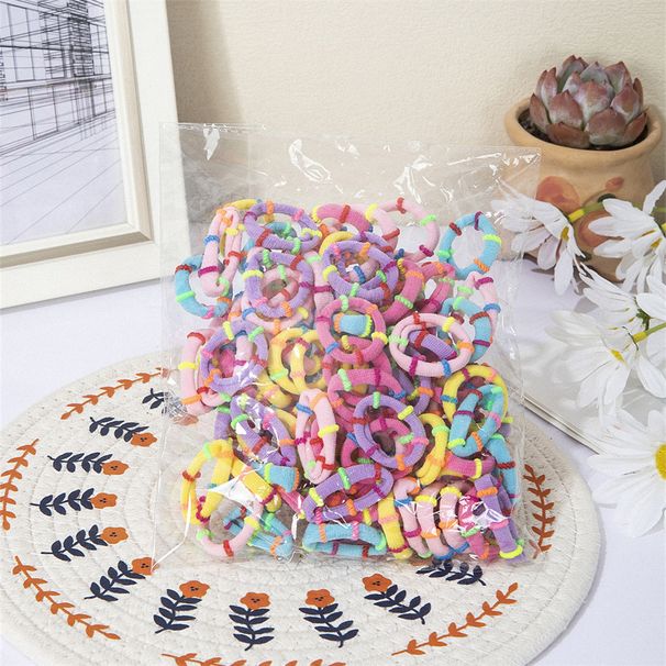 Barntillbehör Enkelt temperament Hårrep Gummiband Kvinnligt huvudband Hög elastiskt Slitstarkt hår_voghion.com