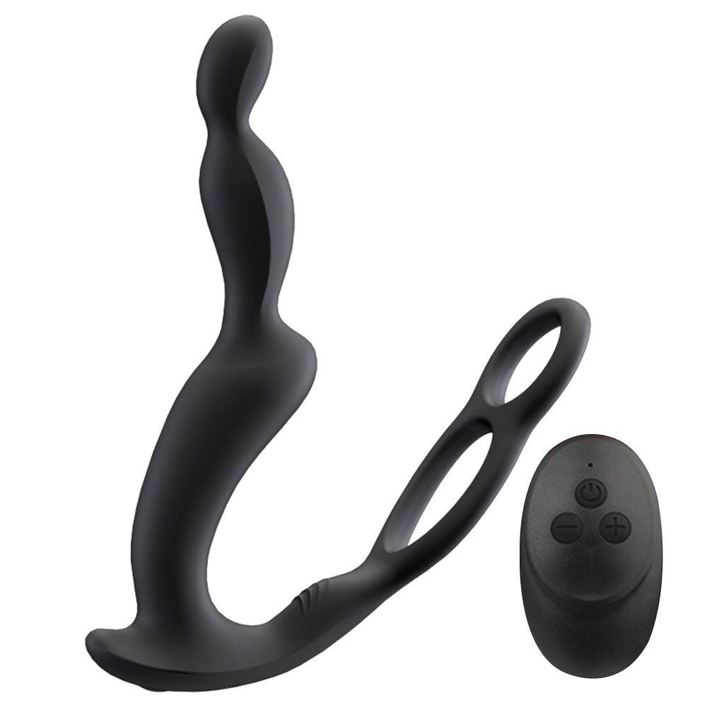 Prostata Massage Männlich Remote Anal Vibrator 10 Geschwindigkeiten Verzögerung Ejakulation Locking Ring Stimulieren Anus Plug Bu_voghion.com