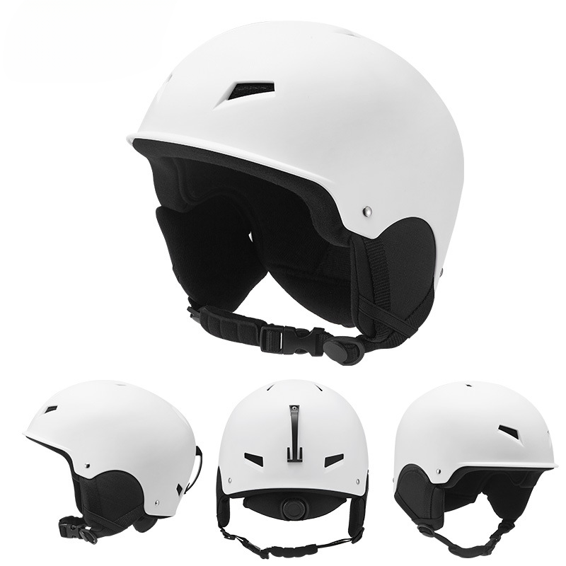 New Lightweight Single Double Board Skiing Helmets For Both Men Women, Adjustable Size And Warm Helmet_voghion.com
