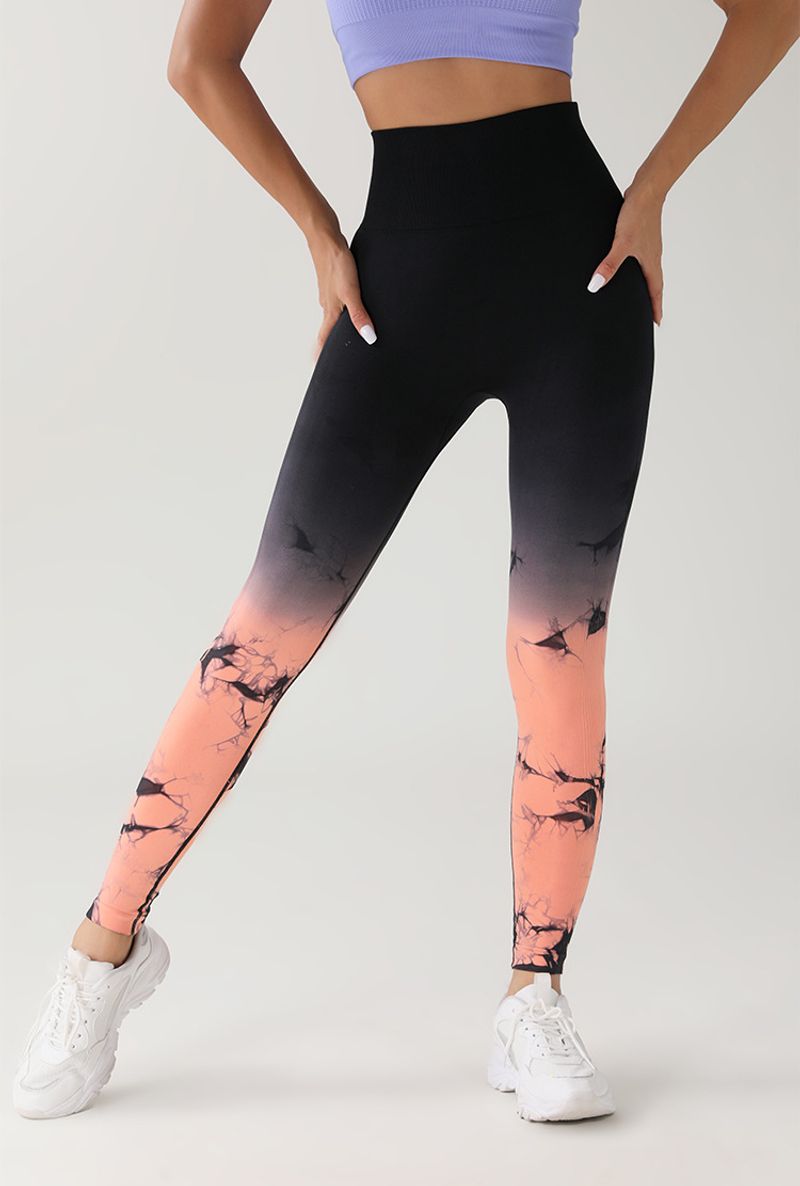 Yoga Pants Women Seamless Leggings Push Up Sports Fitness Joggings High Waist Gym Workout Scrunch Tie Dye Running Leggings_voghion.com