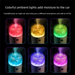 Car Ambient Light Humidifier, USB Portable Mini Air Purifier & Aromatherapy Diffuser For Home And Vehicle_voghion.com