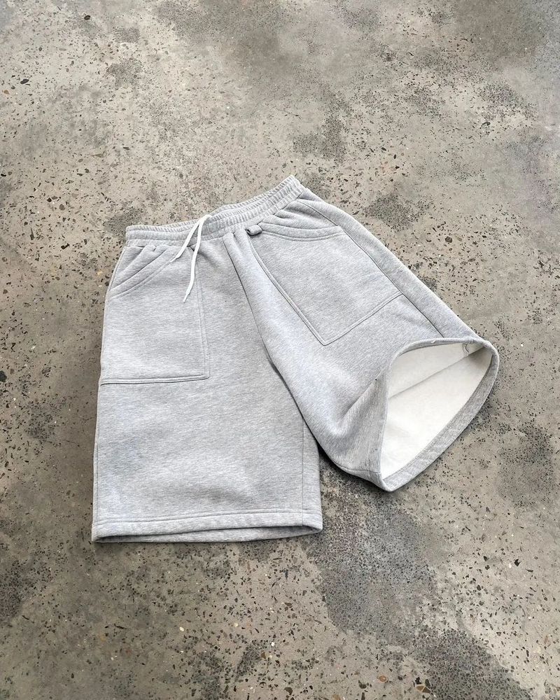 Herrenbekleidung Herren Sommer Einfarbig Lose Große Größe Oberbekleidung Shorts Sport Casual Shorts Männer_voghion.com
