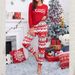 Women's Camo Print Long Sleeve Pajama Set - Soft Milk Silk Sleepwear For Winter & Fall, Trendy Matching Lounge Outfit (S-XL)_voghion.com