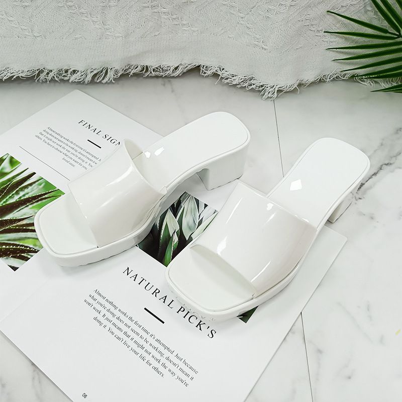 G Family Flip Flops High-heeled Shoes Female European and American Big-name casual ladies sandals and slippers slippers cross-border foreign trade_voghion.com