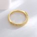 Mode Einfache Kleine Runde Perlen Micro Intarsien Zirkon Ring Weibliche Messing Vergoldet Licht Luxus Kalten Stil Ring_voghion.com