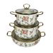 Three-Piece Seafood Stew Premium Enamel Set Soup Pot_voghion.com