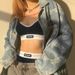 2020 Autumn Winter New Women's Fashion Color Block Crop Top And Shorts Two-Piece Set_voghion.com