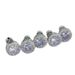 Special Lavender Color Sparkling Small Light Bulb Full Diamond Ear Bone Stud 316L Titanium Steel Non-removable_voghion.com
