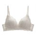 Frauen kleidung Neue Französisch stil sexy spitze unterwäsche frauen dreieck tasse keine stahl ring dünne bh kleine brust versammelt brust bh_voghion.com
