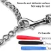 120 cm lange, strapazierfähige Kette für kleine und mittelgroße Hunde, bissfeste Metallkette, Hundebedarf von PawParty Store_voghion.com
