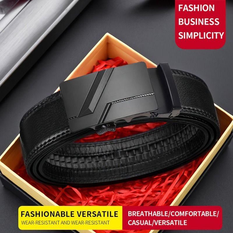 HEIßER Berühmte Marke Herren Gürtel Qualität Echtes Leder Für Männer Gürtel Strap Männlichen Metall Automatische_voghion.com