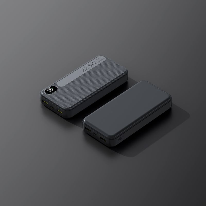 Power Bank da 20000 mAh con ricarica super rapida da 22,5 W e ricarica rapida bidirezionale PD20W, caricabatterie portatile ad alta capacità per iPhone, Android e altro ancora._voghion.com