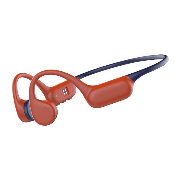 Cross-Border X21 Bone Conduction Headphones With Built-in Memory Long Battery Life For Music Listening, Sports, And Swimming IPX68 Water-Resistant Blu_voghion.com