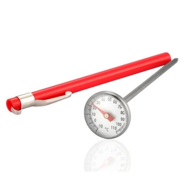 Küchenthermometer in Handelsqualität mit sofortiger Anzeige, -10 °C bis 110 °C, spülmaschinenfest, bruchsichere Linse, keine Batterien_voghion.com