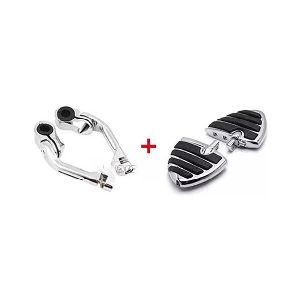 For Harley-Davidson Street Glide Road Glide Footrests Replacement Bumper Pedal Motorcycle Installation Guard Rest Cruise Pedals_voghion.com