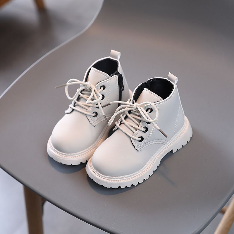 Children's Martin 2025 Autumn/Winter New Boys' Workwear Plucked Girls' English Style Little Yellow Fashion Boots_voghion.com