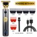 Hair Trimmer New Hair Clipper T9 LCD Oil Head Electric Hair Clipper Rechargeable Oil Head Carving Hair Clipper_voghion.com