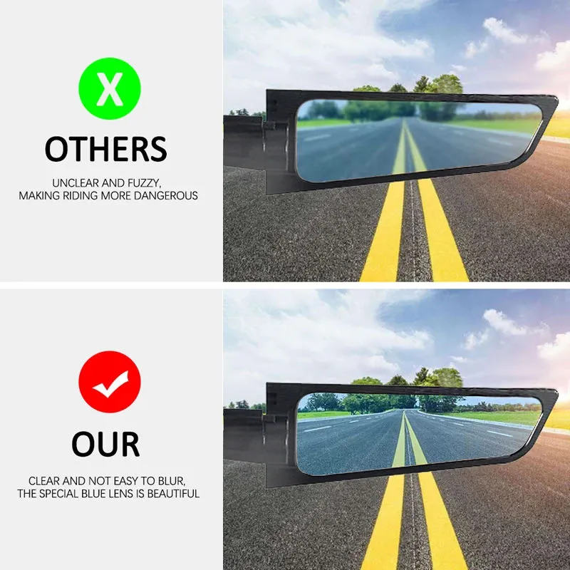 RUSH 1000 rush jaunajiem Aksesuāri Winglets Spoguļu komplekti Regulējami Spoguļi Motocikls Stealth Spoguļi rush 1000_voghion.com