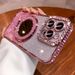 New Luxury High-Grade Glitter Double Row Diamond Mirror Magnetic Mobile Phone Case Suitable For Iphone 16 15 14 13 12 11 Pro Max /_voghion.com