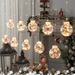 Christmas Decorative LED Fairy Lights With Santa Claus, Snowman & Wishing Ball - 3M Plug-in Curtain Lights For Window, Home & Holiday Decor_voghion.com