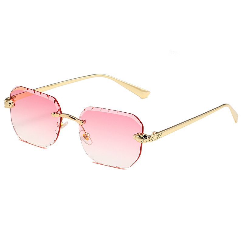 ​​Unisex Frameless Square Sunglasses - UV400 Protection, Lightweight & Trendy Cut Edge Design (Multiple Color Options)​_voghion.com