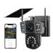 QL18 4G HD Bullet Solar Powered Low Power Consumption 360 Panoramic Dual Lens WIFI Surveillance Camera_voghion.com
