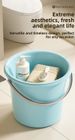 Large Thickened Plastic Water Bucket Set For Home Water Storage Laundry Bathing Basin Suitable For Student Dormitory Use_voghion.com