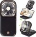 Mini ventilateur portatif, ventilateur de bureau pliable et portable, rechargeable par USB, Royaume-Uni_voghion.com