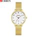 Women's Slim Waterproof Quartz Watch With Date Display, Mesh Strap, Round Dial, Casual Fashion Timepiece Waterproof Watch Ultra Thin Calendar Quartz_voghion.com