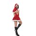Sexy Weihnachtskleid mit tiefem V-Ausschnitt und Umhang – Gothic-Fantasie-Kostüm für Frauen, Bühnenauftritt, Cosplay, Urlaubsparty-Outfit_voghion.com