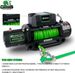 STEGODON New 9500 lb. Load Capacity Electric Winch S3,12V Waterproof IP67 Electric Winch with Hawse Fairlead, Synthetic Rope Winch with Wireless Handh_voghion.com