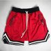Herrenbekleidung Fitness-Sport-Shorts für Herren, schnelltrocknendes Mesh, einfarbig, atmungsaktiv, lässige Hip-Hop-Basketballhose_voghion.com