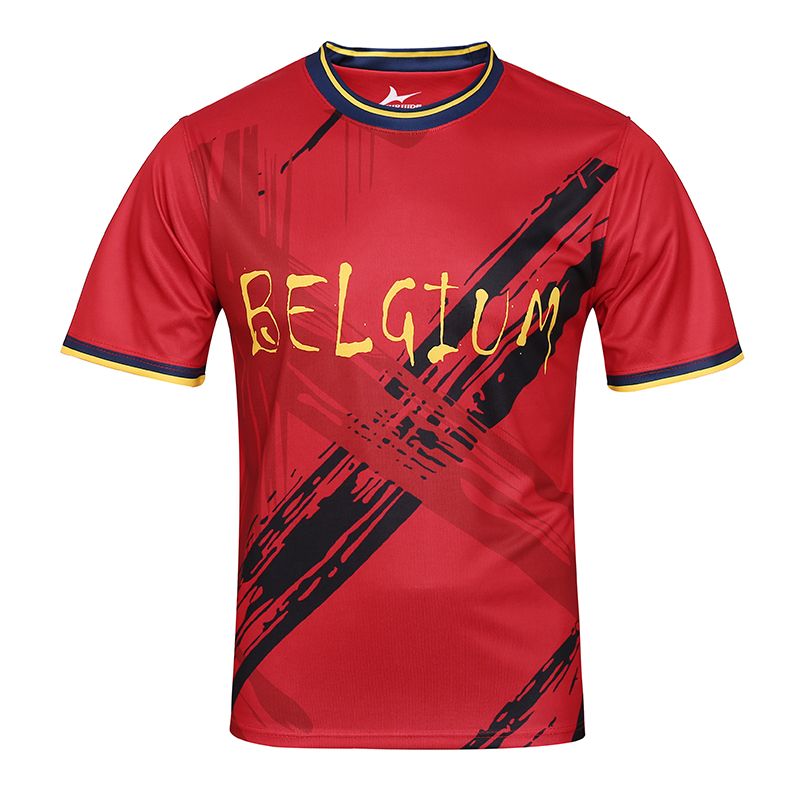 Belgium Jerseys Quick Dry Football Tracksuit Uniform Training Shirt For Men Soccer Wear_voghion.com