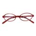 Y2K Style Korean And Japanese Small Oval Gradient Green Frame Personalized Anime Shape Rimless Glasses For_voghion.com
