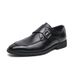 Unbeatable Quality Large Size Men's 2024 Spring And Autumn New Low Top Horse Collar Buckle Le Fu English Foot Stomping Leather Shoes_voghion.com