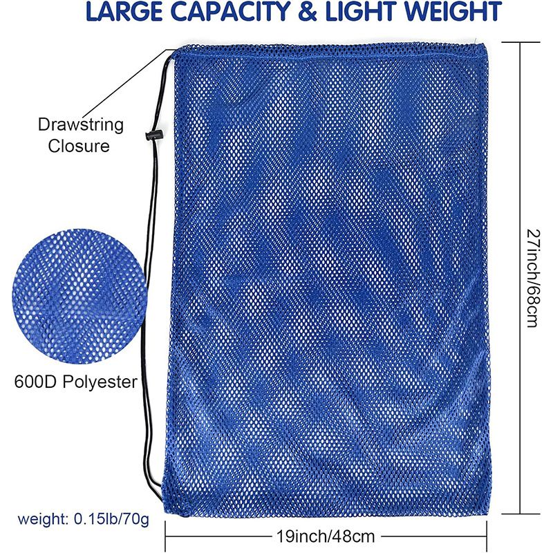 Multi-Functional Laundry & Dive Float Bag - For Beach/Swimming/Snorkeling Gear, Storage For Fins & Toy Balls_voghion.com