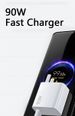 Chargeur mural rapide turbo 90 W 6 A pour Xiaomi 11, 12 Lite, 13T, 14 Ultra, Redmi Note 11T, 12T, 13, 15 Pro, POCO F4 et X5 (USB Type-C)_voghion.com