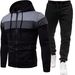 2024 Heren Sport Set Mode Casual Jas Lange Mouwen Broek Lente En Herfst Gesplitste Capuchon Garderobe Twee Stuks_voghion.com