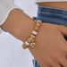 Herz "Ich liebe dich" Vergoldetes Charm-Armband_voghion.com
