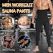 Abiti da uomo Pantaloni da sauna Leggings per il sudore Pantaloni a compressione dimagranti a vita alta Pantaloni termici per il corpo Shaper per la perdita di peso_voghion.com