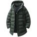 Cappotto invernale premium da uomo – Giacca in cotone di media lunghezza con cappuccio (nero/grigio/verde militare) | Caldo e versatile per gli esploratori urbani_voghion.com