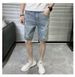 Men's Clothing Denim Shorts Summer Thin Loose Trendy Breeches Ripped Casual Five Point Mid Length Pants_voghion.com
