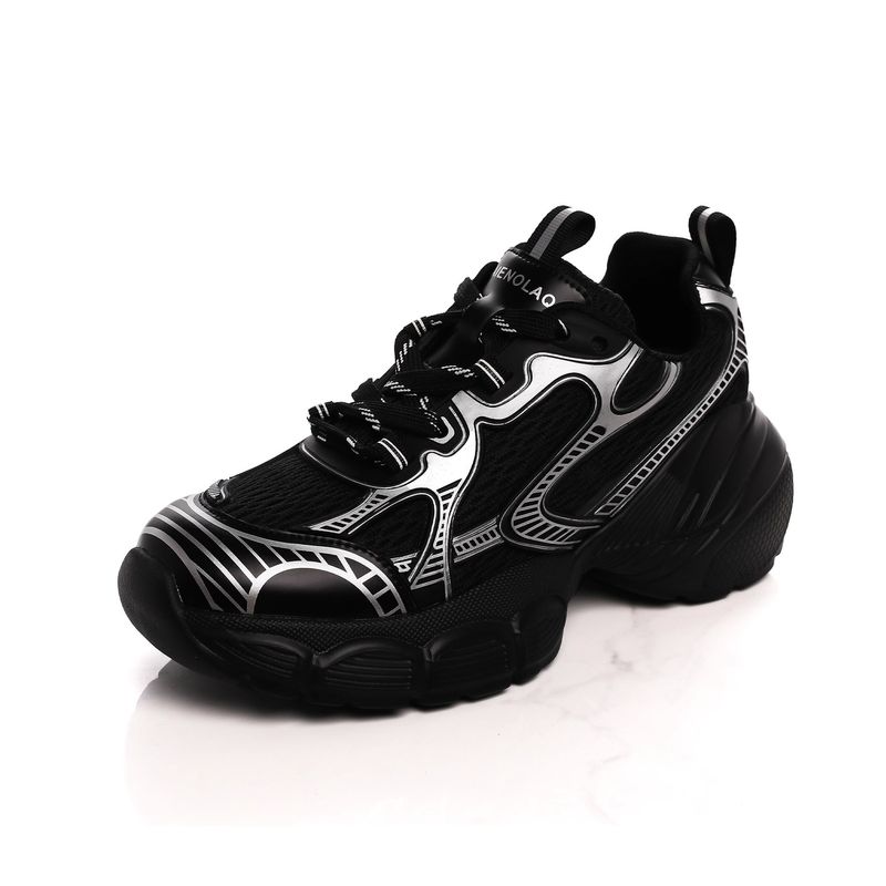 Station Fried Street Daddy Schuhe Damen Sommer Neue Mesh-Oberfläche Atmungsaktiv Dicke Sohle Erhöhte Höhe Casual Sports_voghion.com