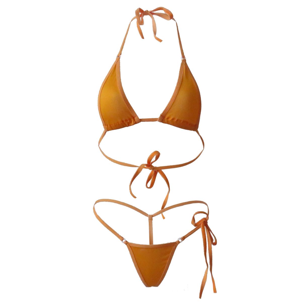 Dessous Mini Badeanzug Bademode Dame Sexy Durchsichtigen Strap Einstellbare Drei-Punkt Bikini Anzug_voghion.com