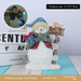 Special Offer Christmas Snowman Decoration Ornament Glowing Home Desktop Resin Craft_voghion.com