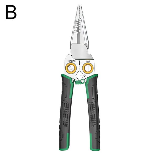 8/7 u 1 kliješta za skidanje izolacije, višenamjenska kliješta za električare, rezač kabela, alat za skidanje izolacije, cijepanje, popravak namotaja_voghion.com
