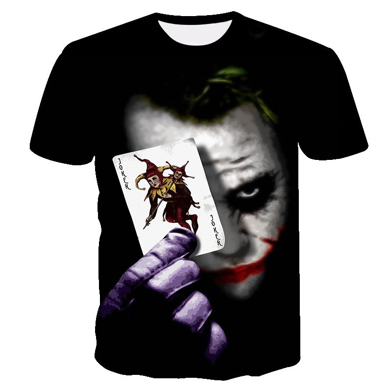 2023 Neues Design Ästhetisches Hip-Hop-T-Shirt Herren-Clown-T-Shirt 3D-gedrucktes T-Shirt_voghion.com