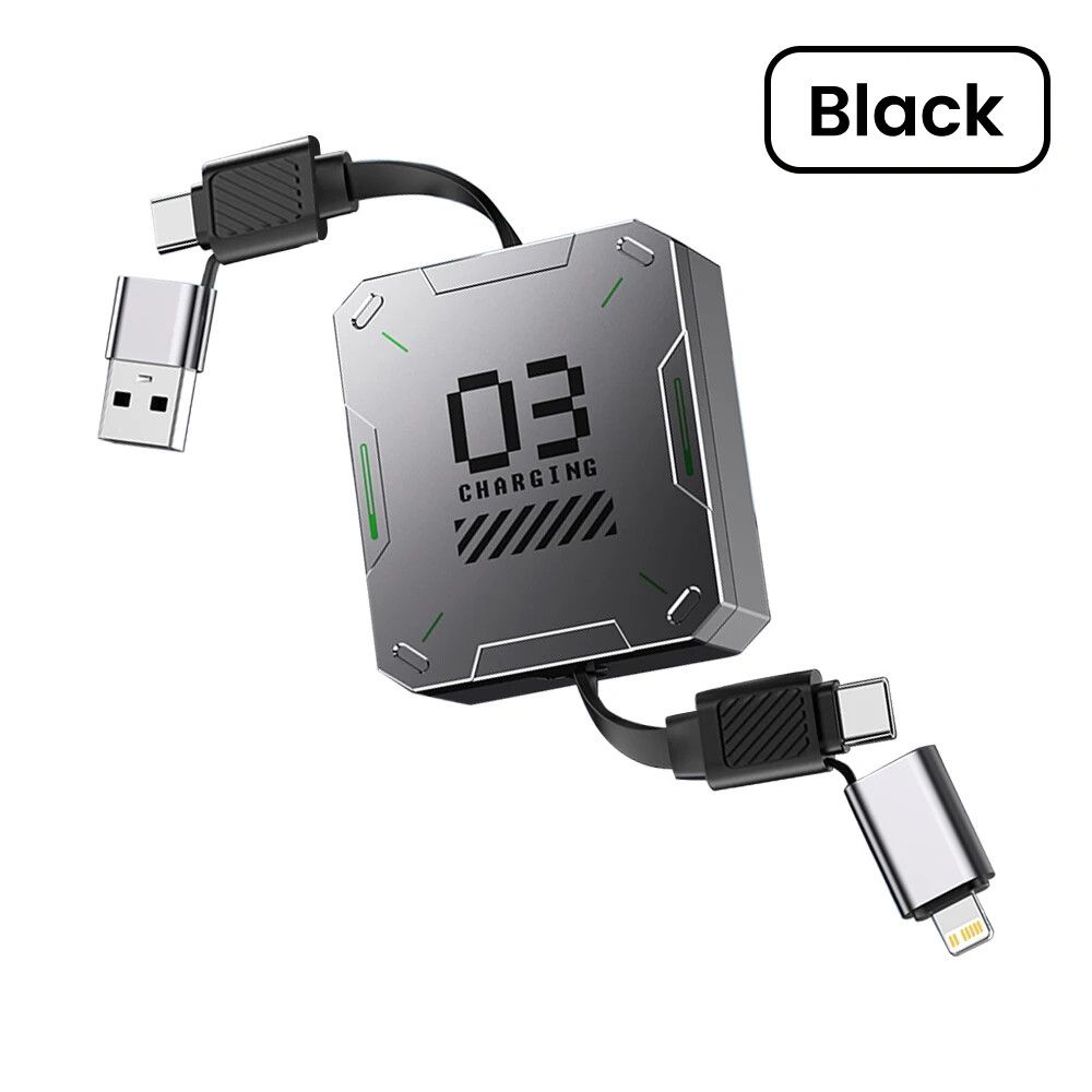 65W Schnellladedatenkabel für iPhone 15 16 Einziehbares Handy-Datenkabel_voghion.com